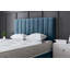  Upholstered Panel 2 Draw Divan Bed with Headboard-1784748611-1784748667