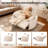 Oversized 54" Chenille Power Recliner with USB and Type-C Ports-1320776449