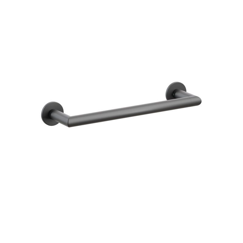 Porte-serviettes Emtek Modern Tubular Brass, H 2 po x l 14 po x P 3,25 po, Dos plat