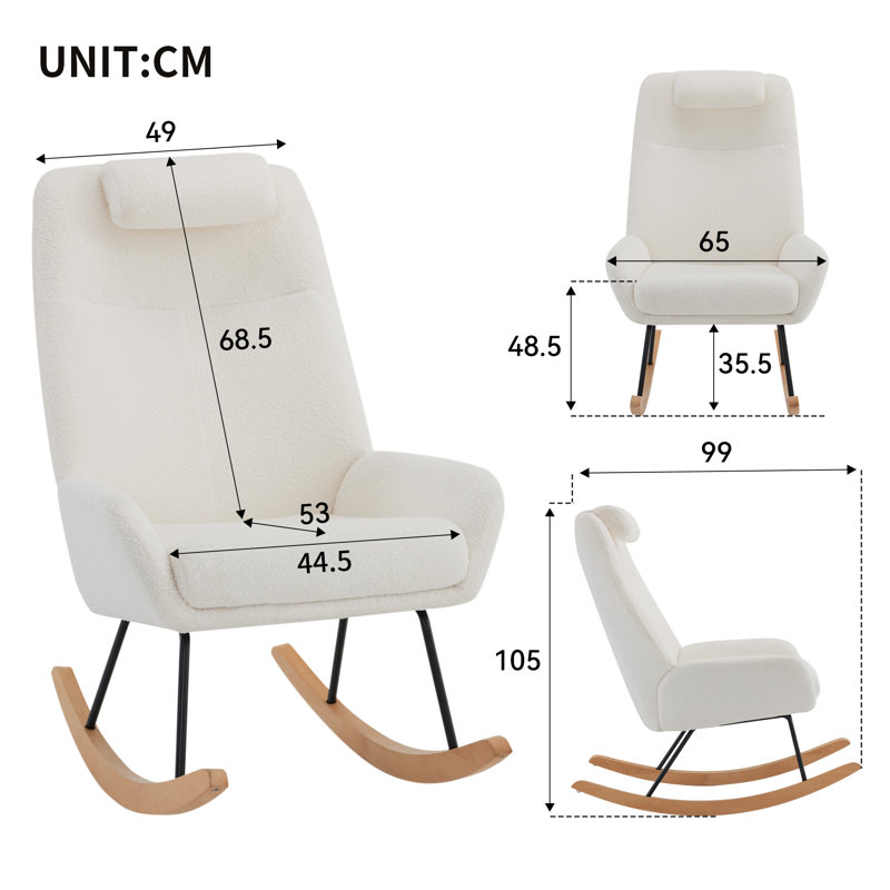 Whittier Upholstered Teddy Accent Chair