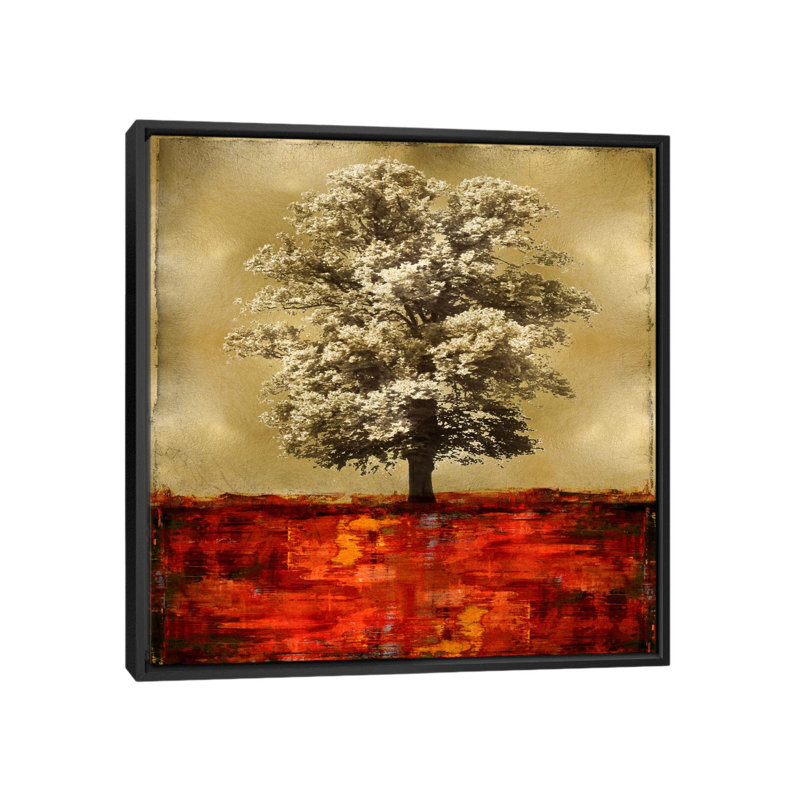 « stately », impression sur toile, H 26 po x l 26 po x P 1,5 po, Toile avec cadre noir, Pas de tapis