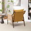Chaise d'appoint rembourrée en bois massif Cofield-1413915895