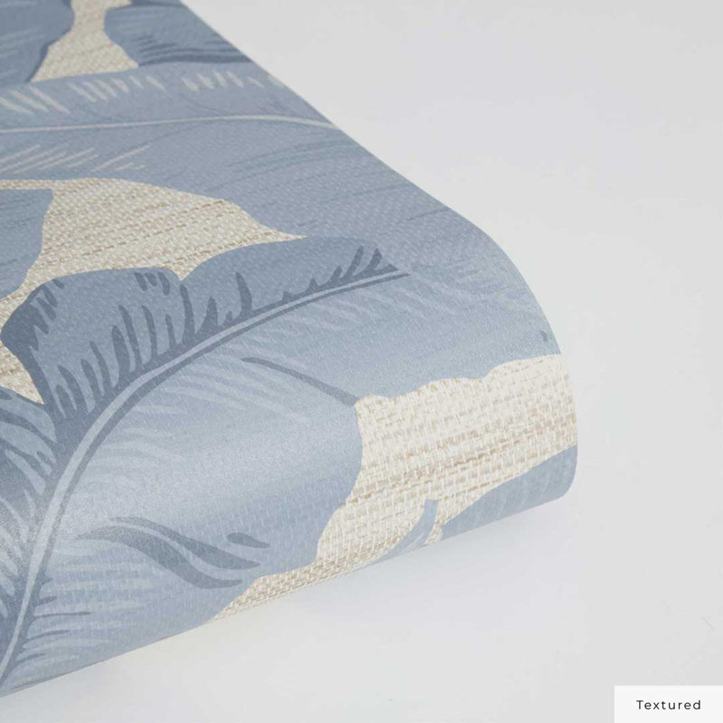 Papier peint pelez et collez, Bleu