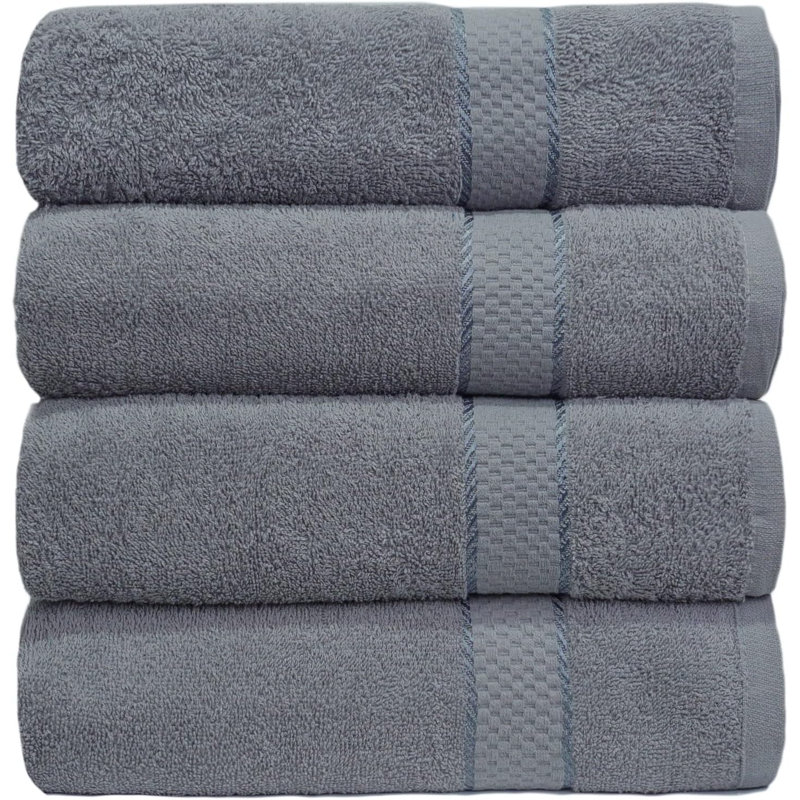 Casabella Premium Large Bath Sheet 80x140cm, Silver
