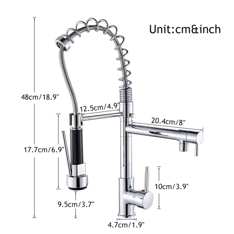 Belfry Kitchen Valdez Pull Out Kitchen Faucet