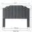 Gabbrielle Tufted Upholstered Headboard-849513718-849513724