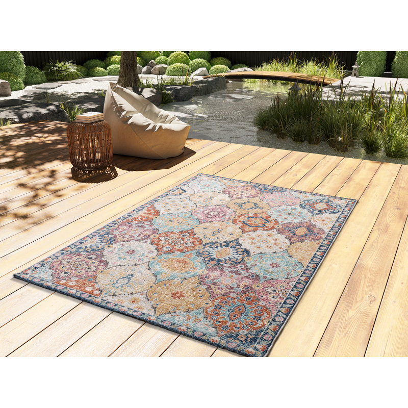 Lowell Moroccan Indoor / Outdoor Area Rug, Rectangle 120 x 170cm