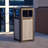 SAFCO Evos Series Steel Trash Can w/ Ashtray, 15 Gallon & 38 Gallon-15288069