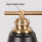 31.5" 4 - Light Dimmable Metal Black Gold Bathroom Vanity Light-1351133688