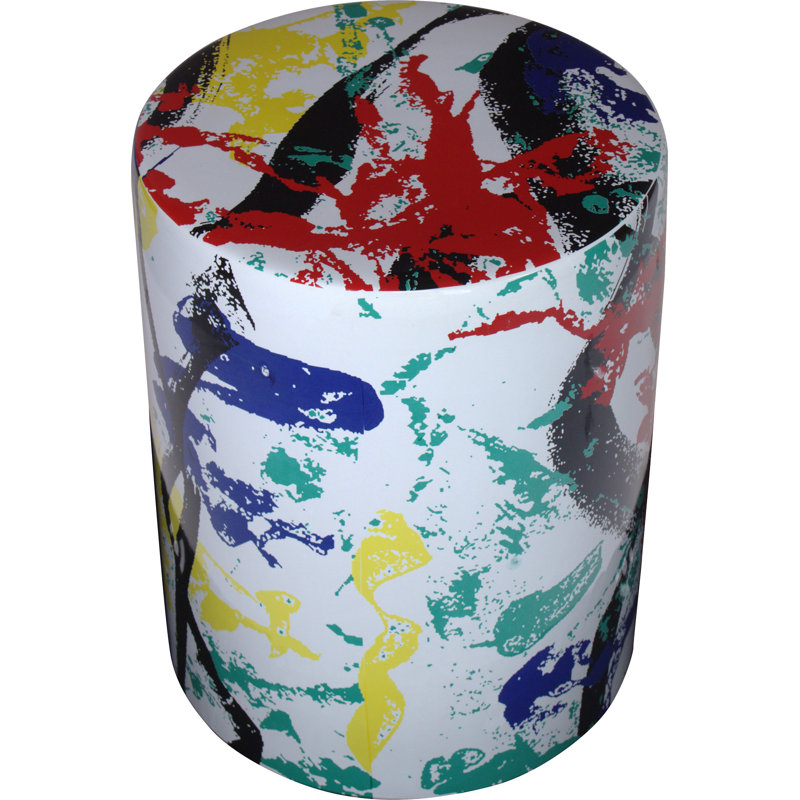 Attar Ceramic Accent Stool