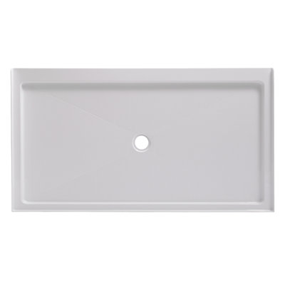 Base de douche à seuil simple l 60 po x P 36 po