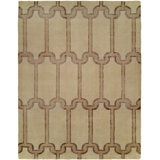 Amarian Geometric Area Rug in Beige