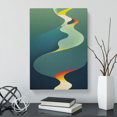 Orlie Stream Abstract Vol.2 - Wrapped Canvas