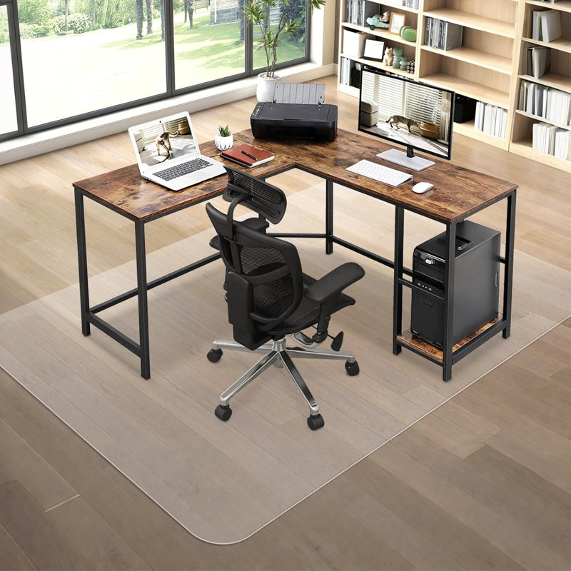 Tapis de chaise à bord biseauté, L 51 po x L 63 po
