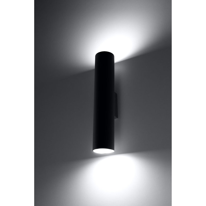 Jacky Flush Mounted Sconce, Black