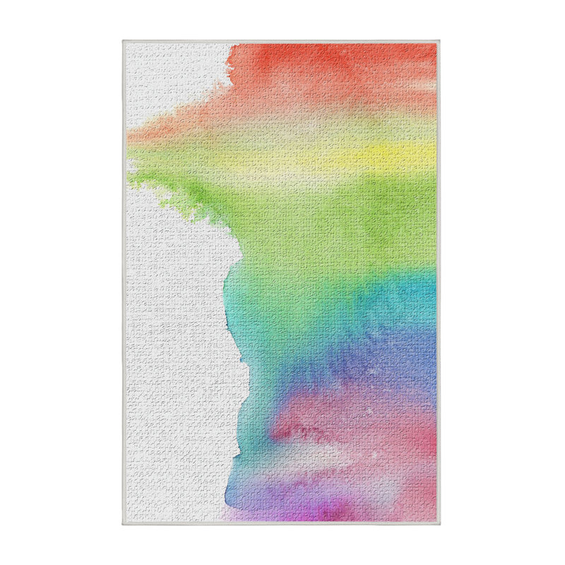 Abstract Indoor Rug, Rectangle 2' x 3'