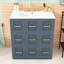Armoire de meuble-lavabo moderne - rangement polyvalent avec compartiments, tiroir basculant-1662372738