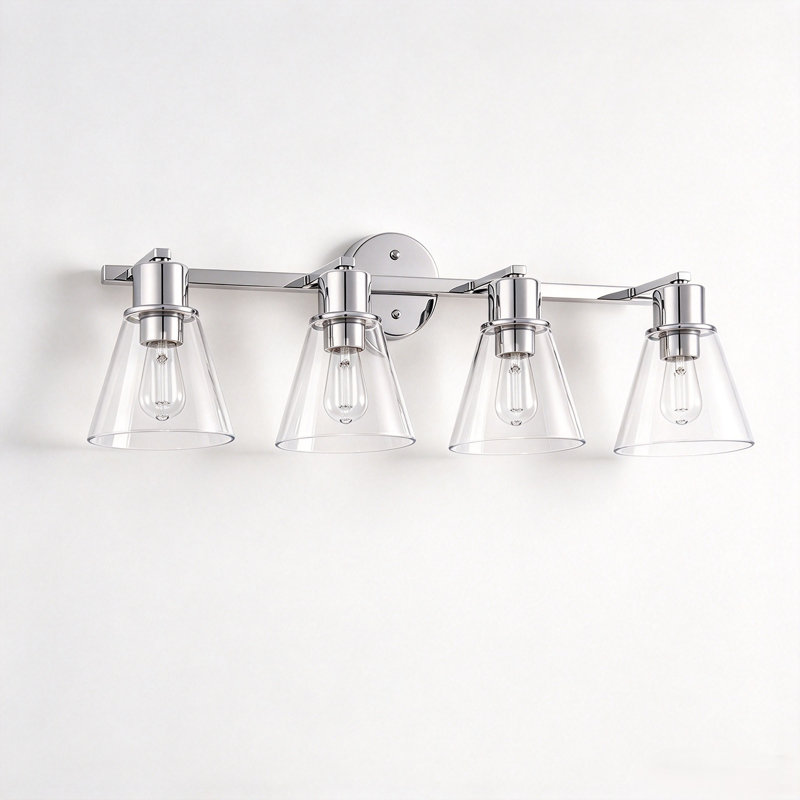 Four Wall Lamps, Chrome