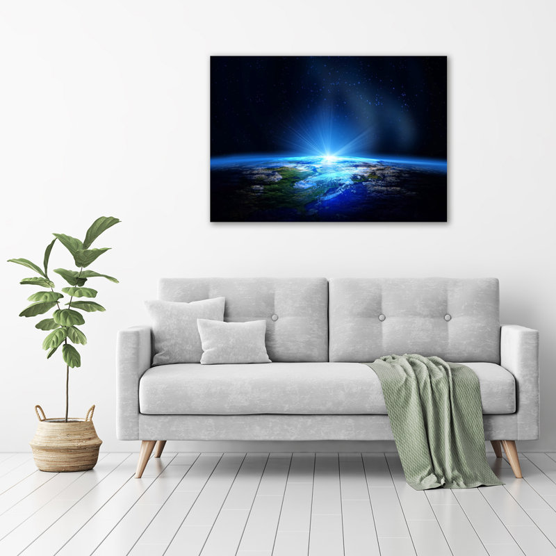 Planet Earth - No Frame Print on Glass
