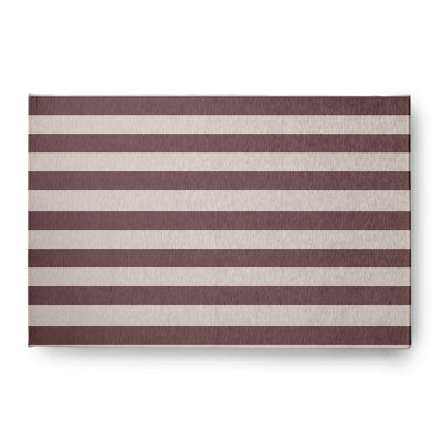 Verga Chenille Striped Indoor Rug