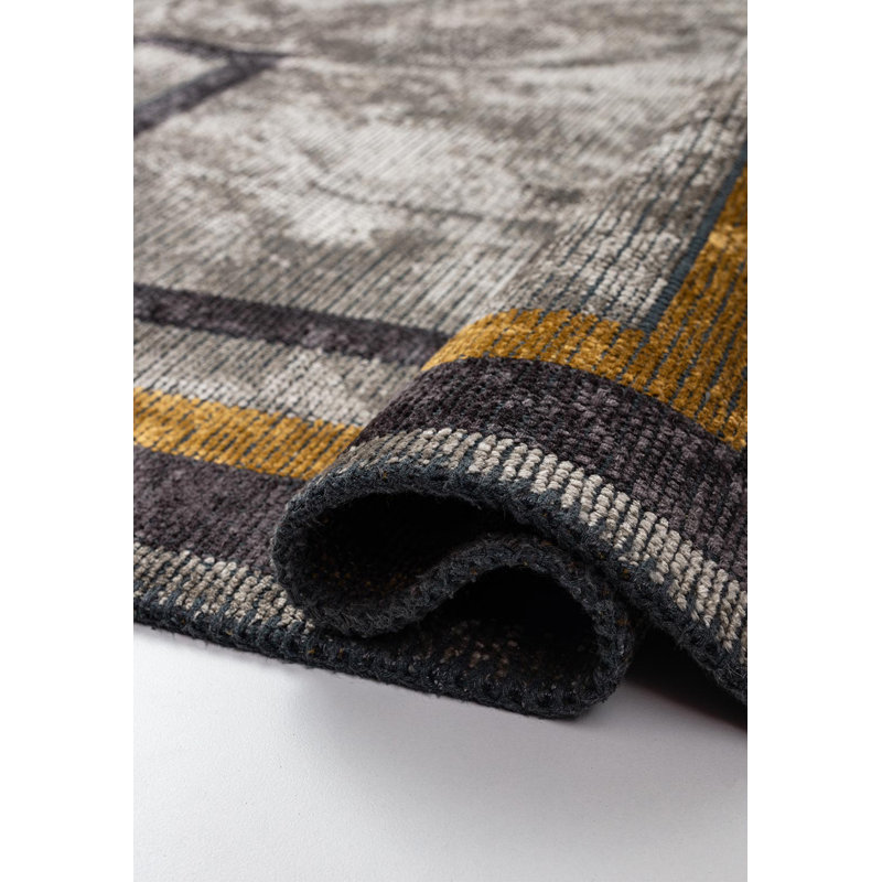 Rapture Abstract Area Rug, Rectangle 9'10" x 14'