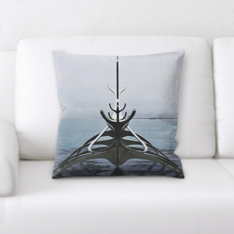 Microsuede Reversible Throw Pillow