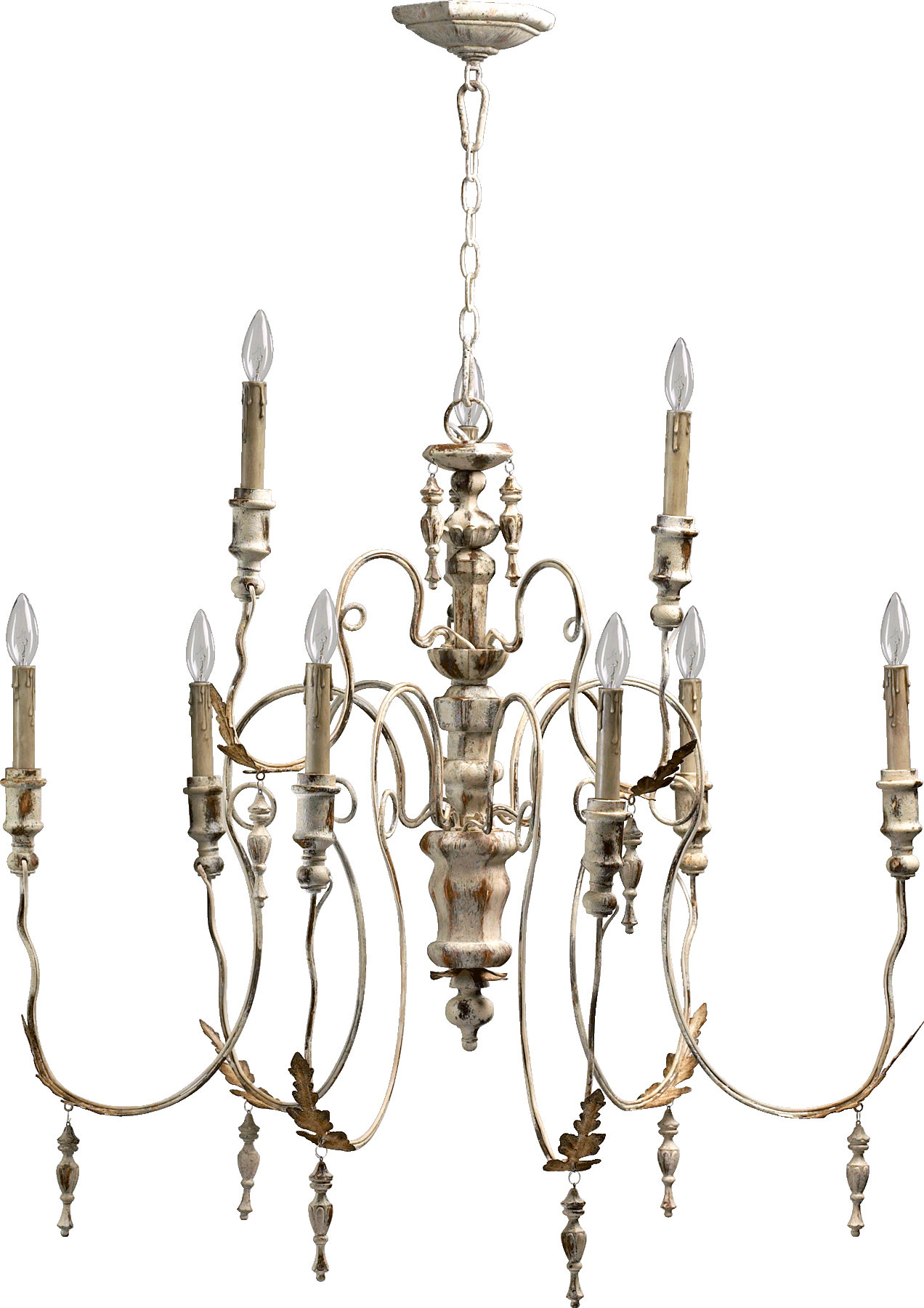Laurel Foundry Modern Farmhouse® Solange 9 - Light Candle Style Classic/Traditional Chandelier & Reviews | Wayfair