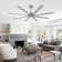 84 In. Indoor Ceiling Fan Without Light, With Remote Control