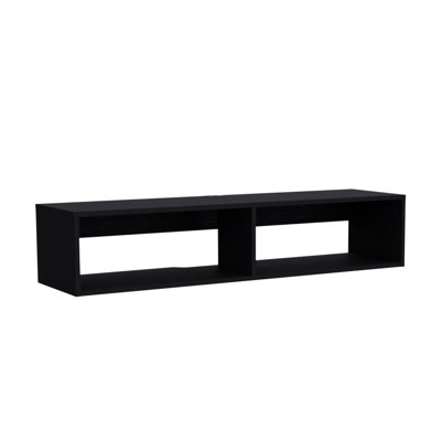 TV Stand With Spacious Shelves For Media Storage