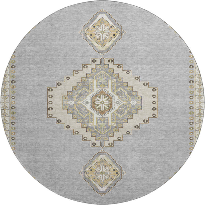 Premium Machine Washable Colmenero AMF1014 Oriental Rug, Rectangle 1'8" x 2'6"