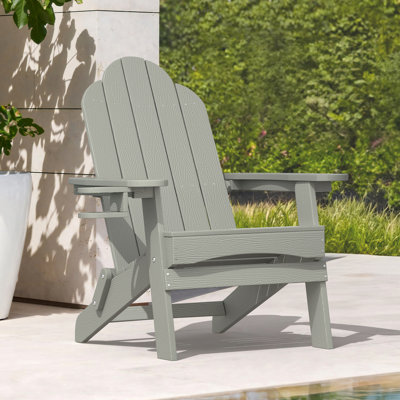 Chaise Adirondack pliable en plastique
