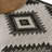 Caherty Geometric Moroccan Diamond Black/Cream Indoor/Outdoor Rug-2090666521