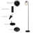 Maynardville 66'' Black Arched Floor Lamp