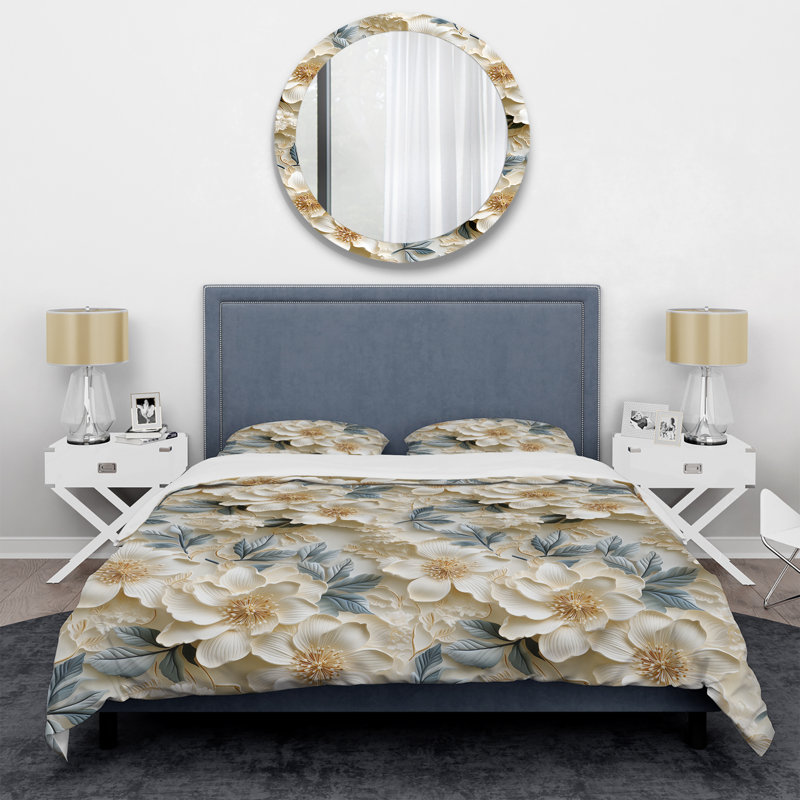 Aukeem Bedding, Housse de couette pour grand lit et 2 taies décor