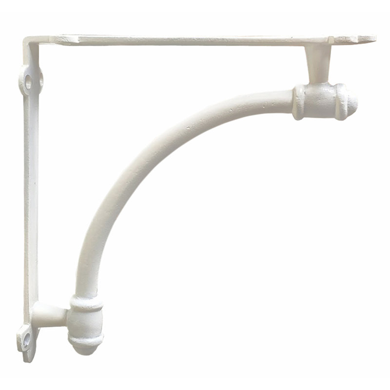Silber Half Round Shelf Bracket, Antique White