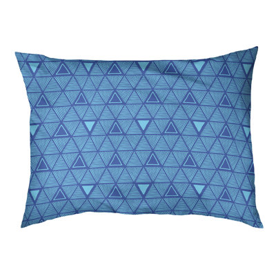 Coussin d’extérieur pour chien à main triangles Chen