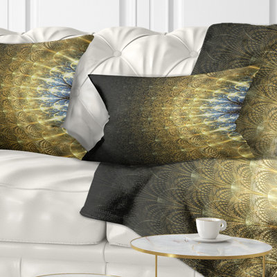Coussin lombaire en fleur symétrique floral incroyable
