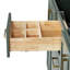  Ensemble de meuble-lavabo ovale double 61 po avec comptoir en marbre blanc de Carrare Kayleigh 61 po-310956732-310956733