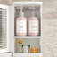 Boîte de rangement pliante empilable à 4 niveaux Aarn, tiroirs de rangement empilables sur roulettes, armoire de plancher de salle de bain avec portes-313048158
