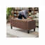 Banc de rangement en similicuir