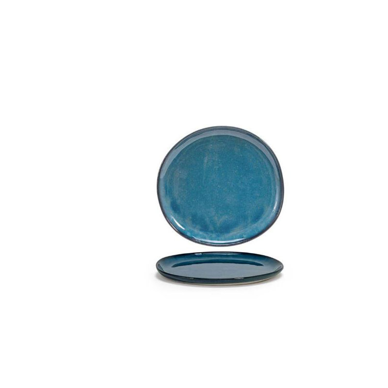 Assiette ronde 9 po Artefact® - indigo