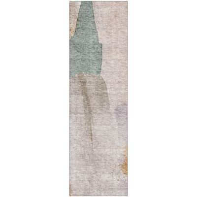 Premium Machine Washable Mouton Abstract Rug