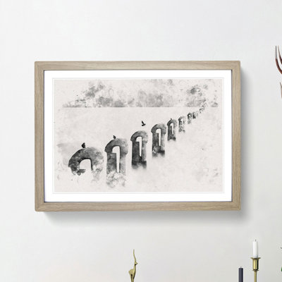 Perched Pigeons - Framed Print
