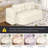 Boneless 79" Convertible Sleeper Sofa Bed With 2 Pillows and Blanket-1301514397