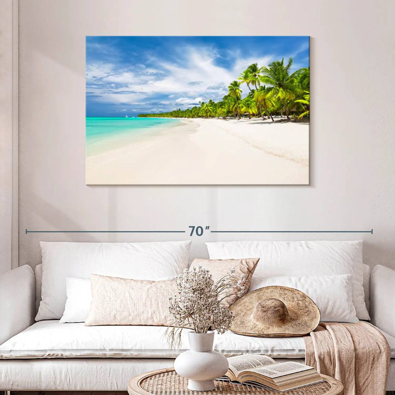 Saona Island Shore, 30" H x 45" W
