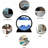 3D Dynamic Sand Art Liquid Motion, Moving Sand Art Picture Round Glass 3D Deep Sea Sandscape In Motion Display Flowing Sand Frame Relaxing Desktop Home Office Work Decor-1646911253-1646911254
