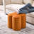 Leiani 18.5" Wide Boulce/Velvet/Linen Upholstered Ottoman-1545508555