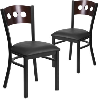 Chaise de restaurant en métal Prompton Hercules Series