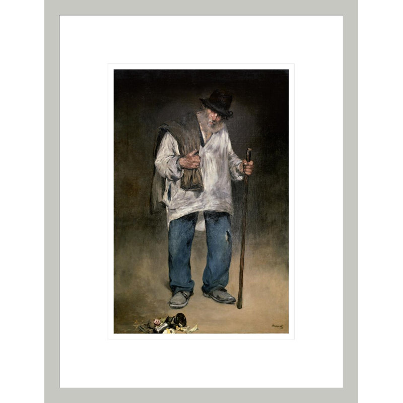 «The Ragman» par estampe numérique encadrée, 16,75 po H x 13,03 po L