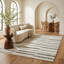 Tapis d'intérieur crème abstrait à motif de branches Tapis Alinda-1499205242